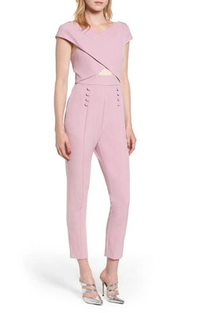Shop Elliatt Sorrento Jumpsuit In Lilac Blush