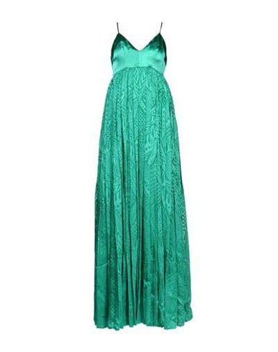 Shop Just Cavalli Long Dresses In Green