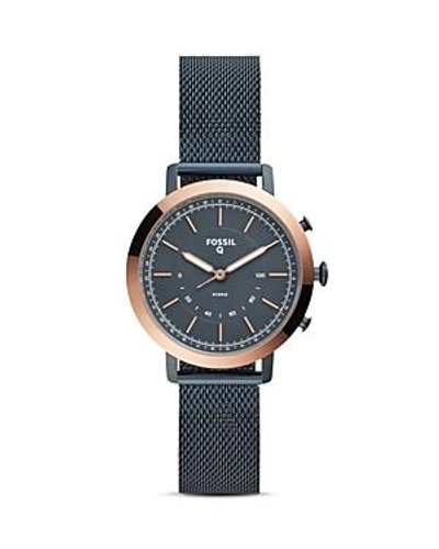 Shop Fossil Neely Blue Hybrid Smartwatch, 34mm