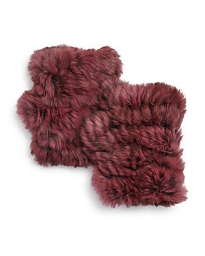 jocelyn rabbit fur fingerless gloves
