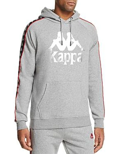 Kappa Hurtado Logo Hoodie Med Grey | ModeSens