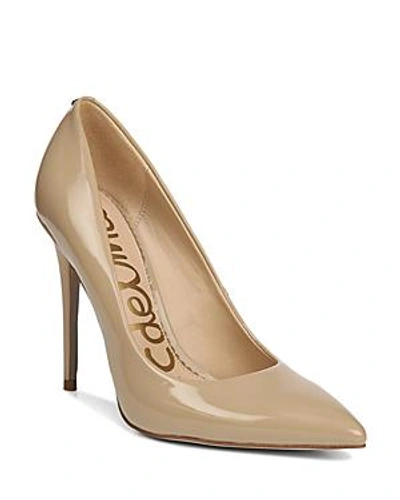 Sam Edelman Danna Pointed Toe Pump In Nude
