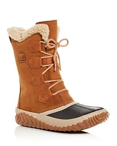 Shop Sorel Women's Out N About Plus Waterproof Cold-weather Boots In Elk