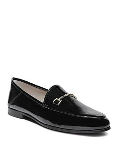 Shop Sam Edelman Loraine Loafers In Black Patent Leather