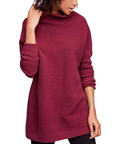 Shop Free People Ottoman Slouchy Tunic In Plum