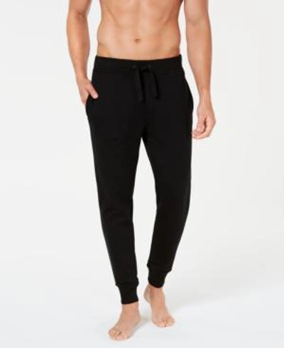 Shop Ugg Men's Jakob Fleece Pajama Pants In Black