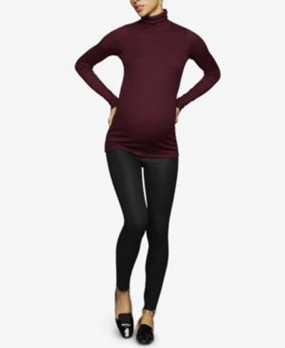 Shop Articles Of Society Maternity Coated Skinny Jeans In Topeka