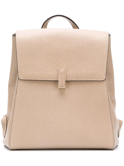 Shop Valextra Iside Backpack In Neutrals