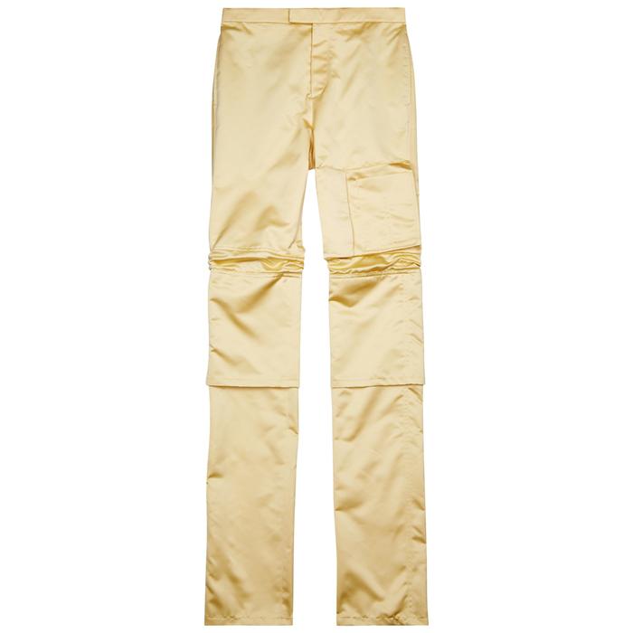 raf simons satin pants