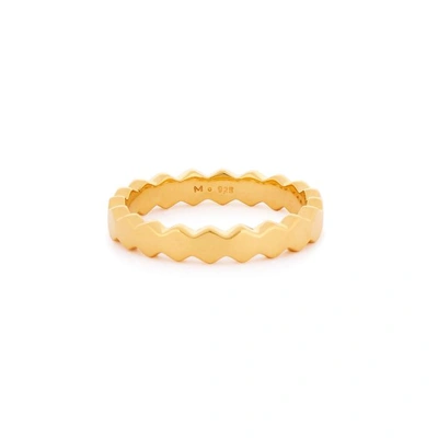 Shop Missoma Rhea Convex 18kt Gold Vermeil Ring