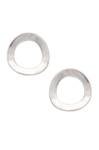 Shop 8 Other Reasons Halo Hoops In Metallic Silver