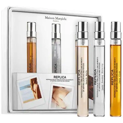 Shop Maison Margiela Replica Travel Spray Set (beach Walk, Lazy Sunday Morning, Jazz Club)