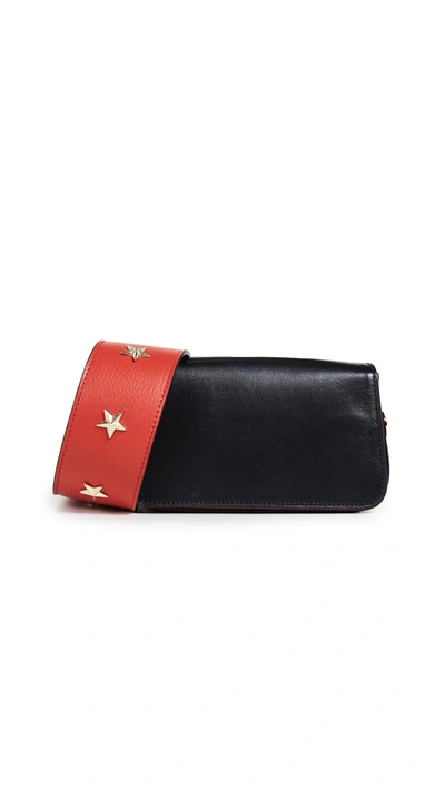 Shop Avec La Troupe Artillery Stars Bag In Black/red