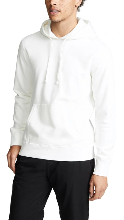 Shop Reigning Champ Mid Weight Terry Pullover Hoodie In Winter White
