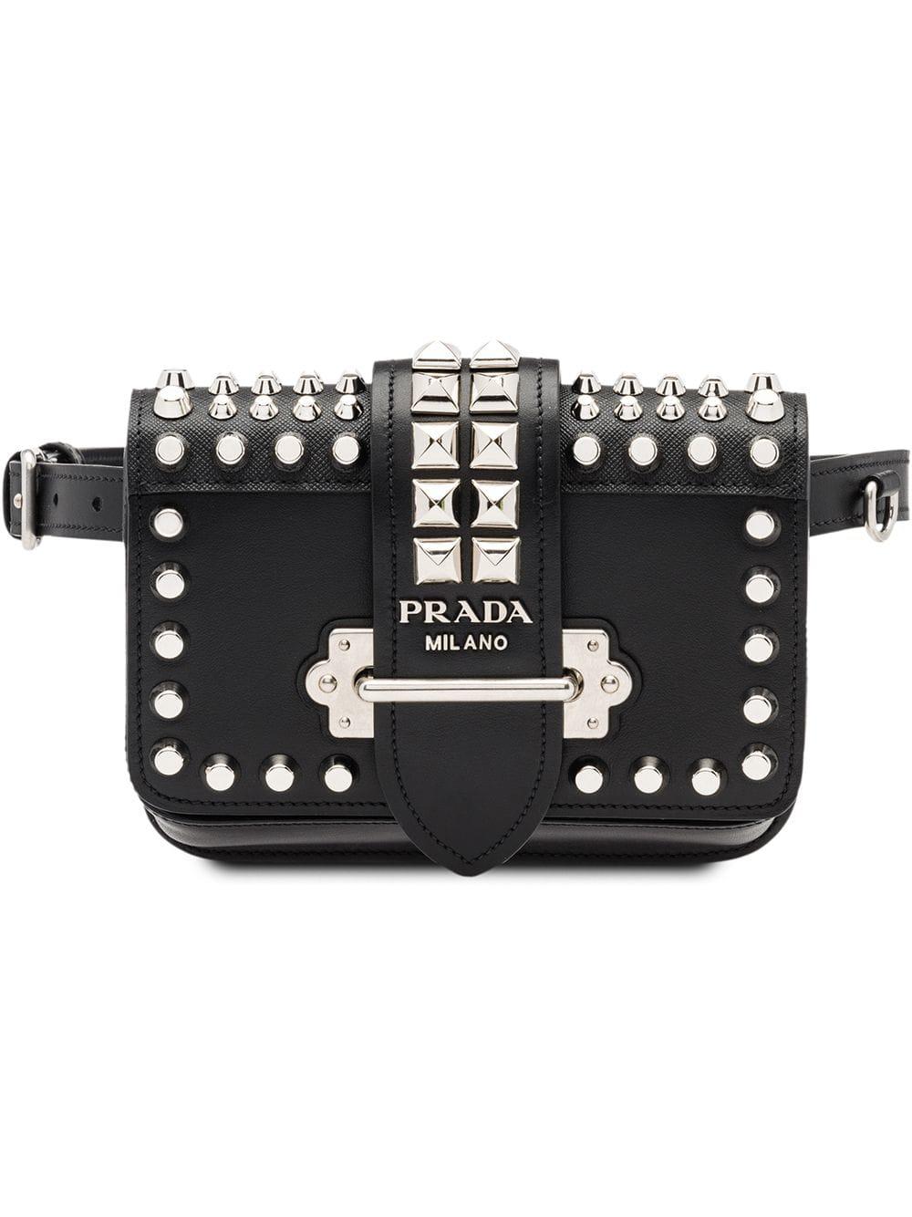 prada cahier bag silver hardware