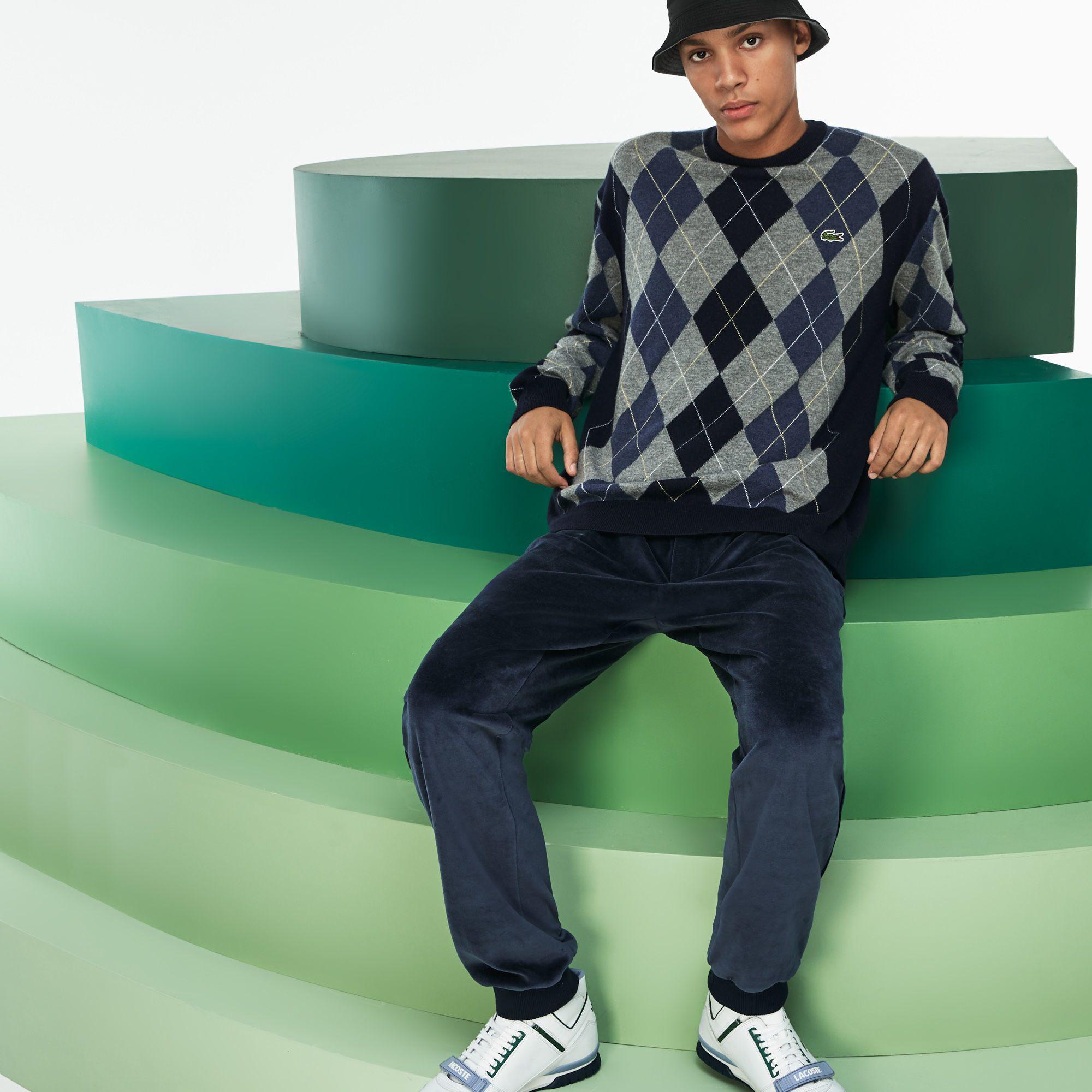 lacoste argyle sweater
