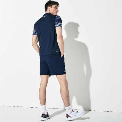 Shop Lacoste Men's Sport Tennis Stretch Shorts - 3xl - 8 In Blue