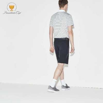 Shop Lacoste Men's Sport Presidents Cup Edition Stretch Bermuda Shorts In Mousetrap Grey