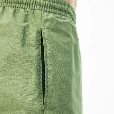 Shop Lacoste Men's Swimming Trunks In Taffeta In Copenhagen/green