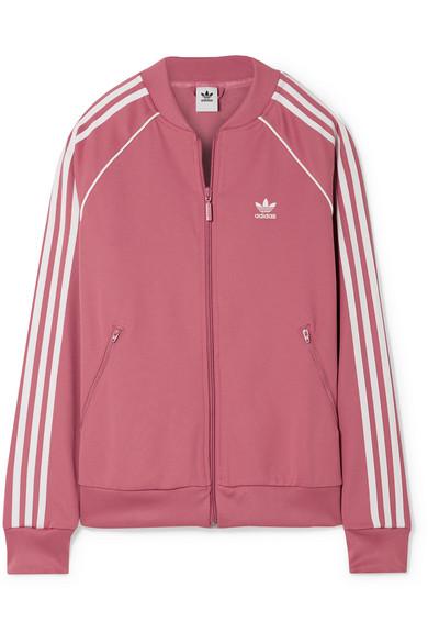 adidas sst track jacket trace maroon