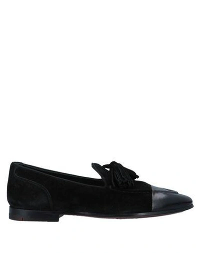 Shop Alberto Fasciani Loafers In Black