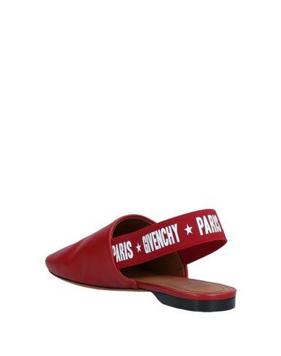 Shop Givenchy Ballet Flats In Red