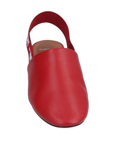 Shop Givenchy Ballet Flats In Red