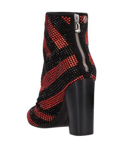 Shop Philipp Plein Ankle Boot In Red