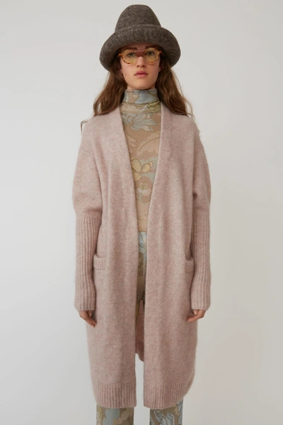 Shop Acne Studios Kimono Sleeve Cardigan Powder Pink