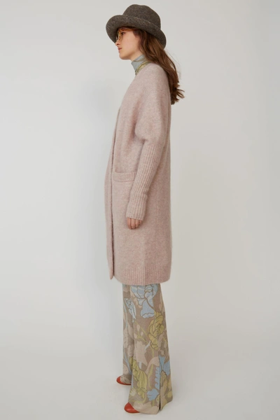 Shop Acne Studios Kimono Sleeve Cardigan Powder Pink