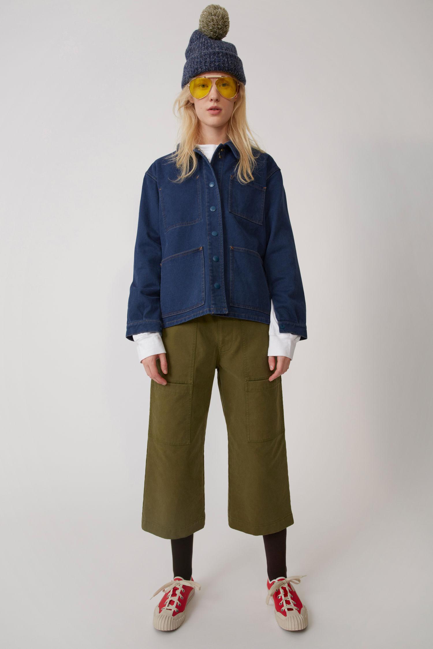 cropped work jacket