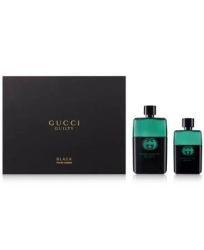 Shop Gucci 2-pc. Guilty Black Pour Homme Gift Set, Created For Macy's