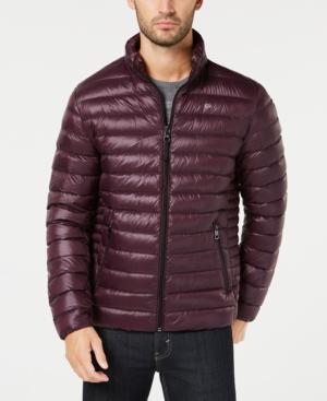 calvin klein men's packable down quilted jacket