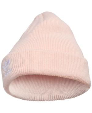 adidas trefoil beanie pink