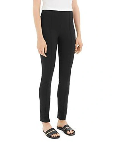 Shop Theory Double-stretch Leggings In Black