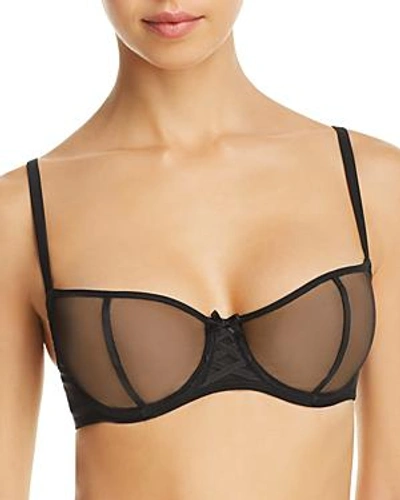 Shop Aubade Paris Nudess Corbeille Underwire Bra In Noir