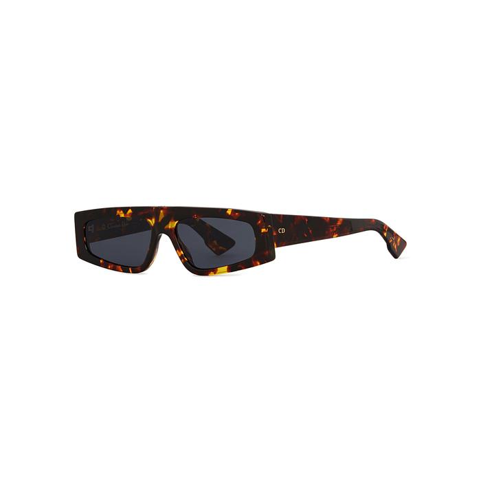 dior square havana acetate sunglasses