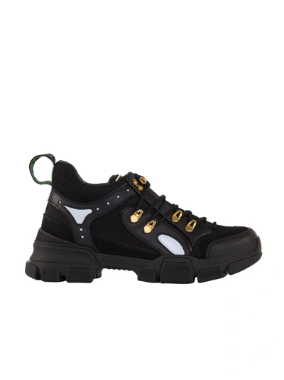 Shop Gucci Flashtrek Sneaker In Nero