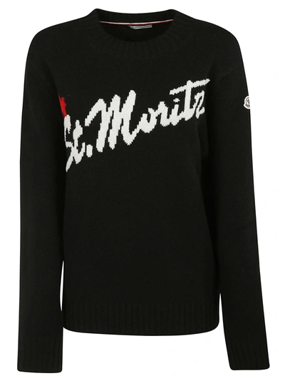 Shop Moncler St. Moritz Sweater In Black
