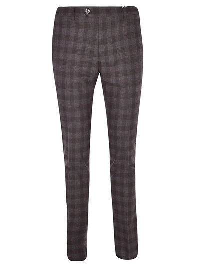 Shop Luigi Bianchi Mantova Check Trousers In U