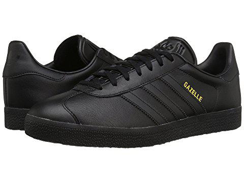 Adidas Originals Gazelle Tonal Leather, Core Black/core Black/gold Metallic  | ModeSens