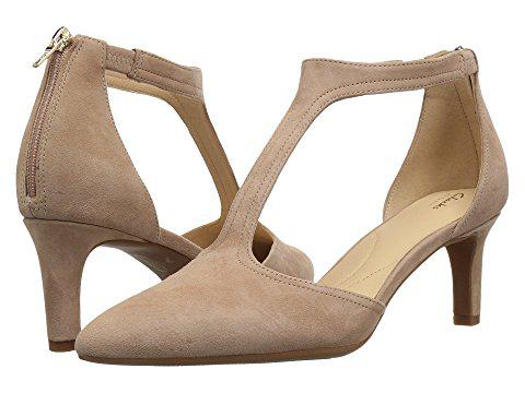 clarks beige heels