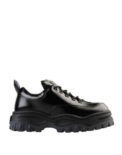 Shop Eytys Angel Leather Man Sneakers Black Size 10.5 Soft Leather