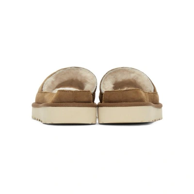 Shop Y/project Brown Uggs Edition Shearling Slides