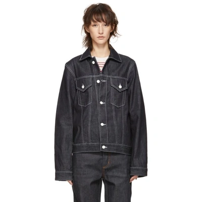 Marni Dance Bunny Rabbit Print Denim Jacket In 00b99 Blue | ModeSens