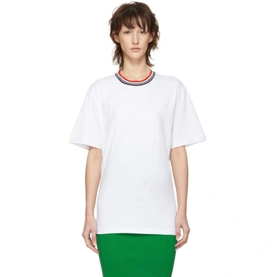 Shop Marni Dance Bunny White Bunny T-shirt In 00w01 White
