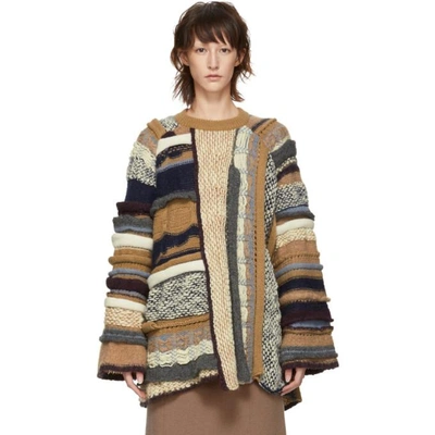 Shop Stella Mccartney Multicolor Textured Stitch Sweater In 8491 Multi