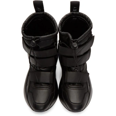 Shop Stella Mccartney Black Eclypse Snow Boots In 1006 Black/