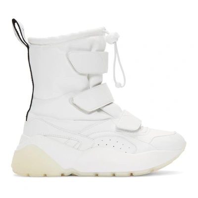 Shop Stella Mccartney White Eclypse Snow Boots In 9042 White/