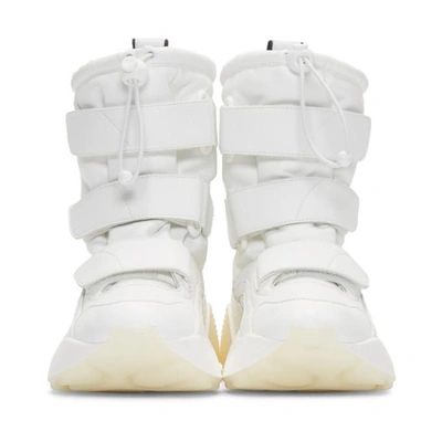 Shop Stella Mccartney White Eclypse Snow Boots In 9042 White/